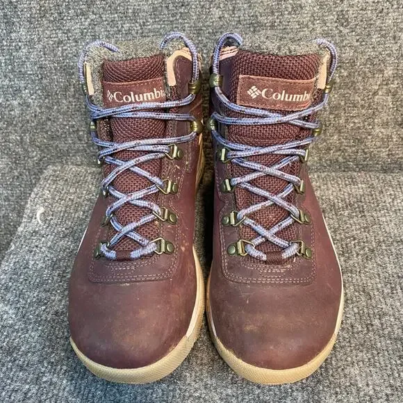 Columbia Newton Ridge WP Omni-Heat III Waterproof Winter Hiking Boot Womens 8.5